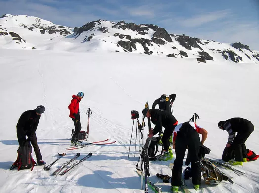 letzte Vorbereitung zur Skitour letzte Vorbereitung zur Skitour