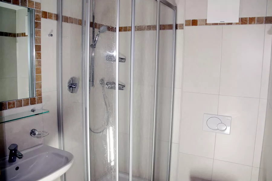 Badezimmer in der Fewo für 8 Personen Badezimmer in der Fewo für 8 Personen