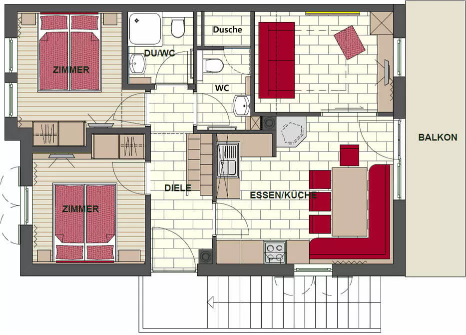 Grundriss Ferienwohnung Grundriss Ferienwohnung